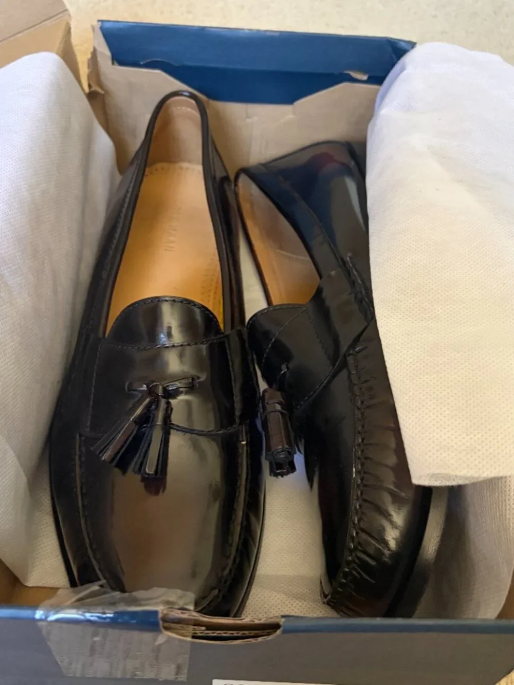 Cole Haan Men's Pinch Tassel Loafer Dress Casual Shoes Sz 15 Burgundy